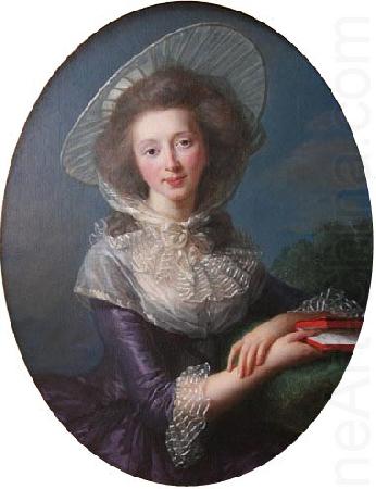 elisabeth vigee-lebrun Portrait of Victoire Pauline de Riquet de Caraman (1764-1834), wife of Jean Louis, Vicomte de Vaudreuil (1763-1816) china oil painting image